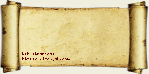 Jana Šegrt vizit kartica